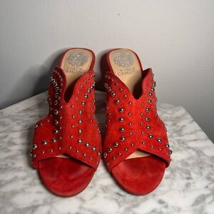 Vince Camuto Scarlet Studded Mules